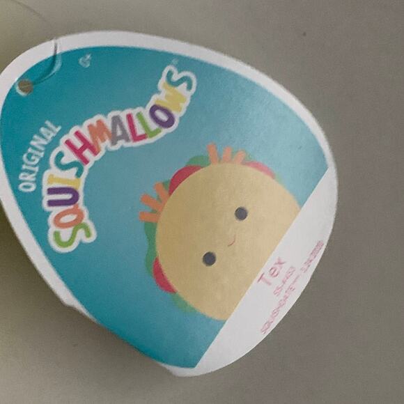 Squishmallow Tex Taco 5" Plush Food Squad Stuffed Animal Soft Kellytoy Kawaii - Picture 11 of 12